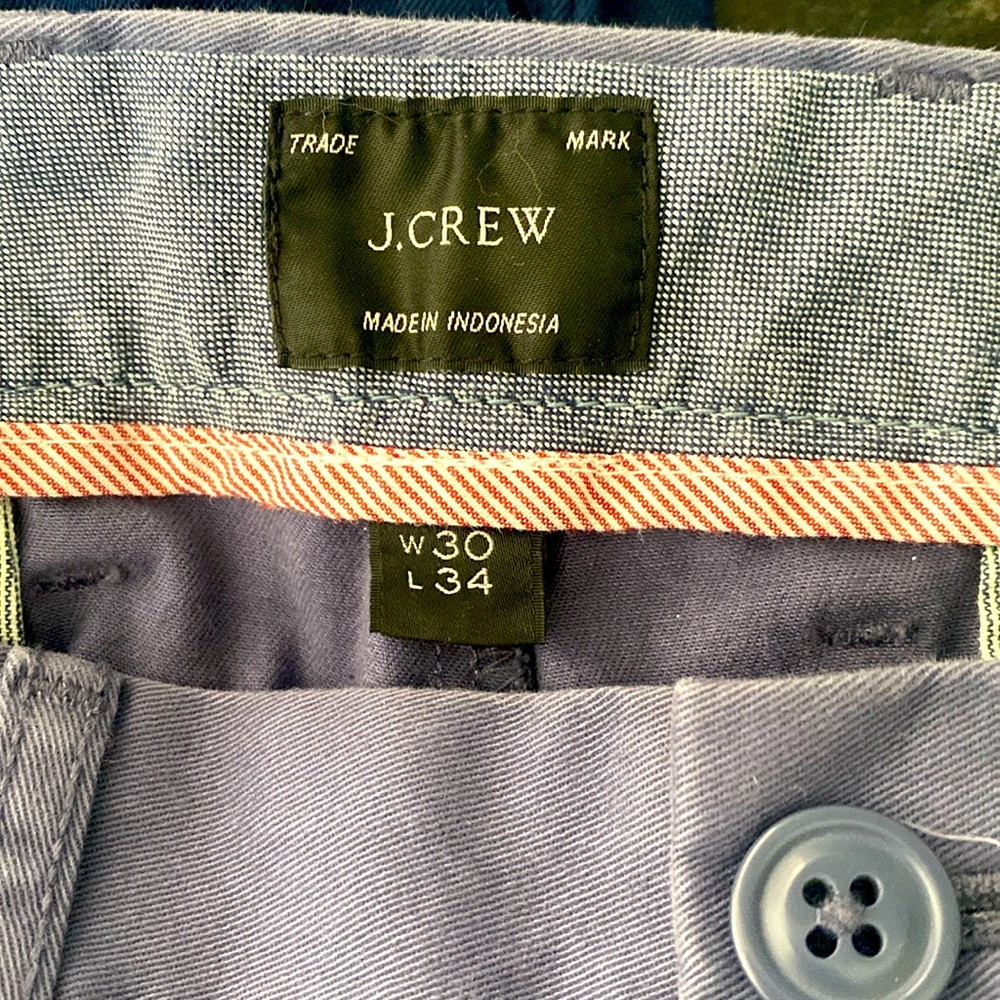 Jcrew 770 straight pants-  blue